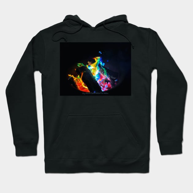 Sky above earth below fire within Hoodie by aadventures